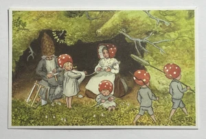 Tarjeta postal de El Santa Barn Elsa Beskow Nº 6 firmada por artista sin publicar - Imagen 1 de 2