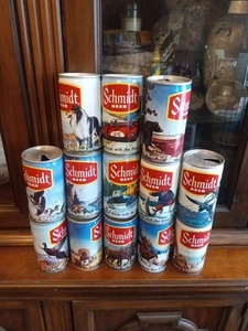 Set Of 13 Schmidt Wildlefe Cans - Picture 1 of 24