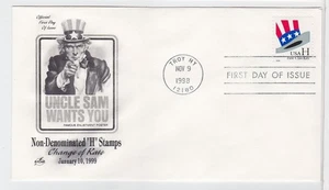TurtlesTradingPost- Uncle Sam's Hat #3260 FDC 1998 Artcraft Cachet - Picture 1 of 1