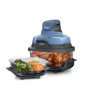 Crispi® 3-in-1 Tragbare Luftfritteuse, 4 Quart & 5 Tassen, Jeansblau FN100ND - Bild 1 von 12
