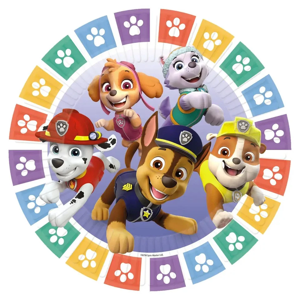 8 Teller Paw Patrol 2022 rund Papier 23 - Bild 1 von 1