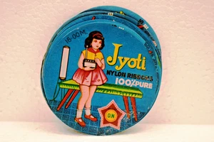 Vintage Jyoti Nylon Band Etiketten Lot 60 indische Werbung Verpackung Ephemera"2 - Bild 1 von 6