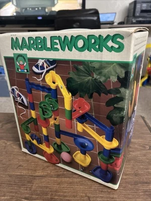 1988 Vintage Discovery Toys Marbleworks 28 Pieces - Image 1 of 3
