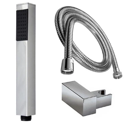 Duschset mit Handbrause Brausehalter und 200 cm Schlauch /Brausestab Duschbrause - Bild 1 von 4