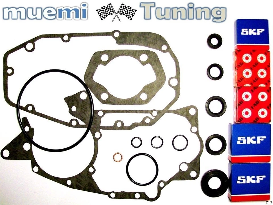 Zündapp KS 80 Super Sport 314 Motordichtsatz Dichtung Simmerringe Lager Lagerset