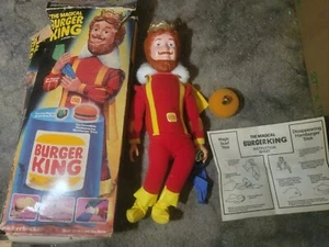 VTG 1980 Knickerbocker MAGICAL BURGER KING Doll Figure COMPLETE BOX Ring PROMO - Picture 1 of 9