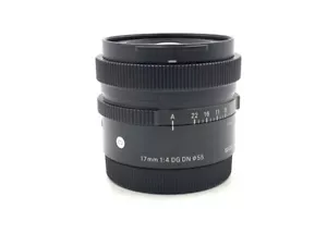 Près De Mint Sigma Dg Dn 17mm F/4 Contemporain Lentille pour sony E-Mount Mij # - Photo 1/4