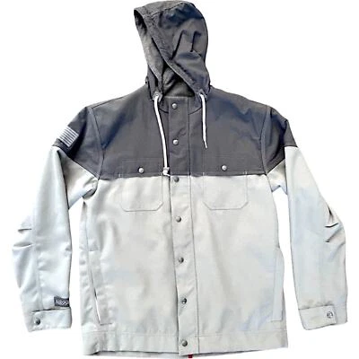 New Balance NB990 Heritage Pinnacle Gray Men's Large Jacket Coat w/ Hood - Image 1 of 4