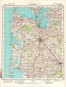 Russische Sowjetische Militär Topographische Karte - RINGKOBING (Dänemark), 1:200K, Aufl.1981 - Bild 1 von 4