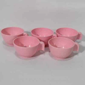 1982 Vintage Fisher Price Fun With Food Drink Pink Tea Set Cups Only HTF 0422!!! - Picture 1 of 2