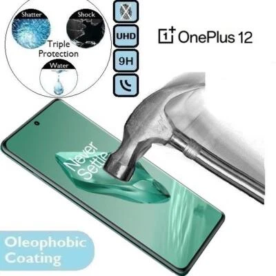 100% Genuine Tempered Glass 9H Screen Protector (One Plus 1+12) For OnePlus 12 - Image 1 of 2