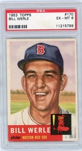 1953 Topps #170 Bill Werle PSA 6 - Picture 1 of 2