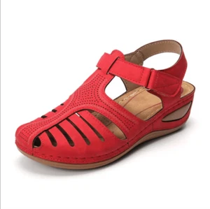 Summer Orthopedic Women's Non-Slip Wedge Sandals Breathable Summer Shoes Women - Picture 1 of 20