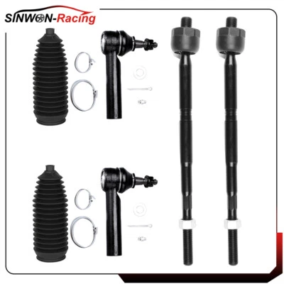 6 piezas para GMC Terrain 2010-2015 2016 2017 barra de amarre delantera rack y piñón fuelle Foto 1 de 4