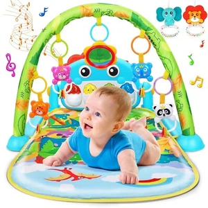UMIKU Baby Gym Play Mats Baby Toys Tummy Time Mat Musical Activity Center - Picture 1 of 7