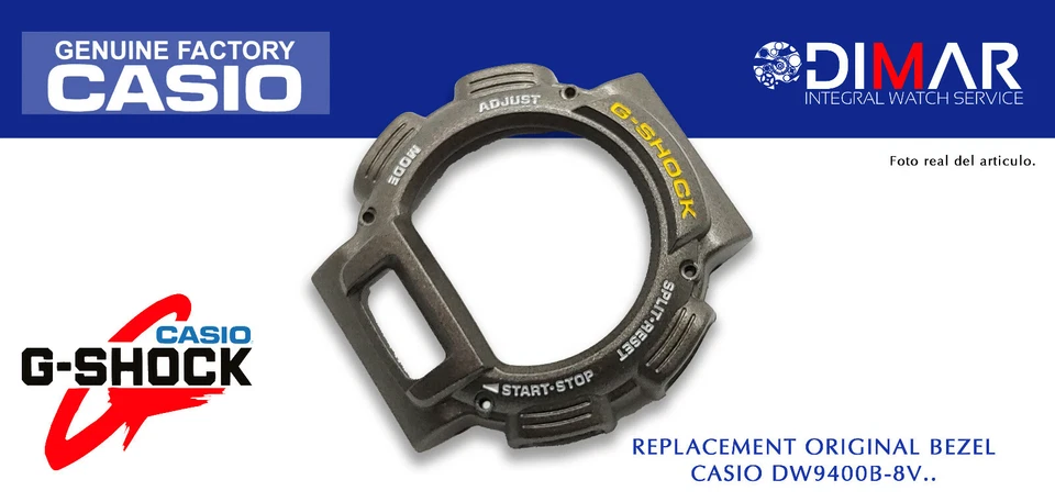 Replacement Vintage Original Bezel .casio G-Shock DW-9400B-8V - Image 1 of 1