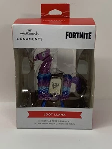 Hallmark Ornamente Fortnite Beute Lama mit Box Weihnachtsschmuck - Bild 1 von 6