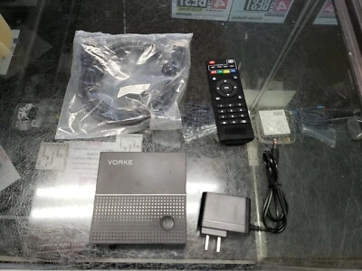 vorke TV SMART RECEIVER & REMOTE, POWER CORD, HDMI CABLE FREE SHIP - Image 1 of 4