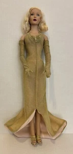 Vintage Robert Tonner Puppe Gold Kleid mit Original Schuhen & Ohrringen - Bild 1 von 17