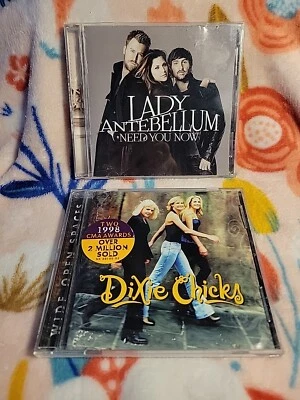 2 Lot CD's-LADY ANTEBELLUM - NEED TO KNOW & Dixie Chicks Wide Open Spaces  - Image 1 of 4