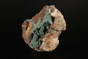 Cuarzo Drusy con Malaquita. Mount Isa, Queensland, Australia.              S803 - Imagen 1 de 6