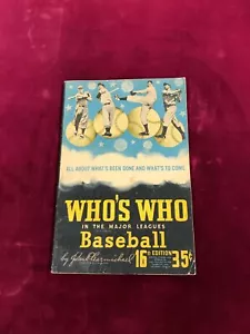 Libro de béisbol Who’s Who In The Major Leagues 1948 Yankees Robinson *B5 - Imagen 1 de 5