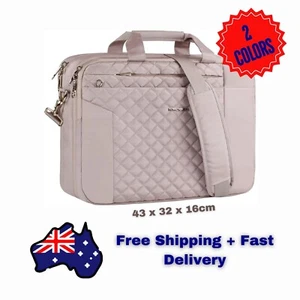 KROSER Waterproof Laptop Bag for Women 17 Inch Expandable Laptop Briefcase Bag - Picture 1 of 21