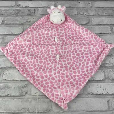 Защитное одеяло Angel Dear Pink Giraffe Baby Lovey Infant плюшевое 12 X 12 - Изображение 1 из 4