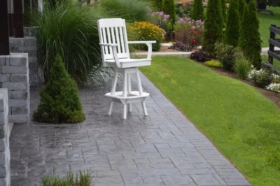 A&L Furniture Co. Amish-Made聚乙烯传统旋转餐椅,13色 — 第 1/2 张图片