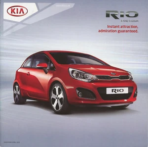 CAR BROCHURE - KIA RIO - APRIL 2012 - Picture 1 of 1