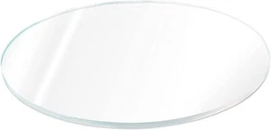 1/4" Runde Tischplatte Acryl Kreis Scheibe Klar Plexiglas - 17 Zoll Durchmesser - Bild 1 von 9