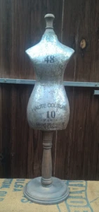 Vintage Haute Couture Paris Dress Form Mannequin - 750mm High - Bild 1 von 7