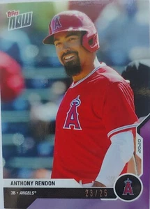 Anthony Rendon LA ANGELS 2020 TOPPS NOW ROAD TO OPENING DAY PURPLE 23/25 OD-170 - Picture 1 of 4