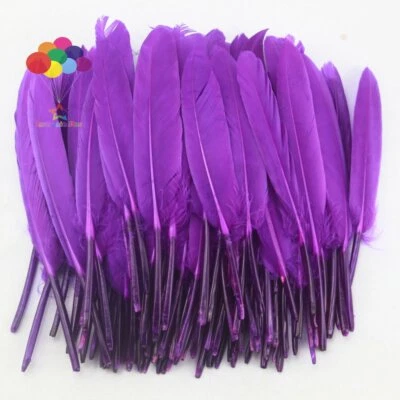 10-15cm/4-6inch Colorful Duck Feathers Handicraft Accessories Small Goose Plumes - Image 1 of 4