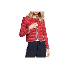 Basler Womens Short Metallic Long Sleeves Cropped Jacket Outerwear BHFO 0073