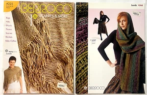 Gorgeous Scarfs & More Knit Crochet Pattern Books Shawls Throws Lacy Baby Dress+ - Picture 1 of 14