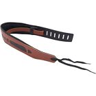 2X(Leather Real Cowhide Guitar Strap for Electric Bass Guitar Adjustable5890