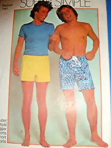 Simplicity Men's Super Simple Hip Hugger & Short Shorts Sz Med. Pattern # 9940 - Picture 1 of 4