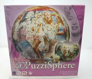 Puzzle Sure-Lox Marilyn Monroe 3D PuzziSphere 212 piezas 9" esfera nuevo - Imagen 1 de 7