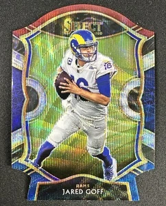 2021 Panini Select Concourse Jared Goff rot weiß blau gestanzt Preis # 13 2020 - Bild 1 von 10
