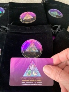 Harmonic Body Code with Tesla Purple Energy & Terahertz Frequency Cards - Picture 1 of 11