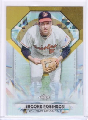 2022 Topps Chrome Brooks Robinson #DGC-28 Diamond Greats Chrome Orioles - Image 1 of 2