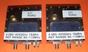 One CTI PDRO Oscillateur 4.060-4.250GHz avec entrée gamme ref de 85-110MHz 16dBm ! - Photo 1/3