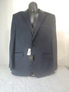 Pronto uomo suit jacket velvet soft navy blue sz lg NWT very nice jacket - Picture 1 of 7