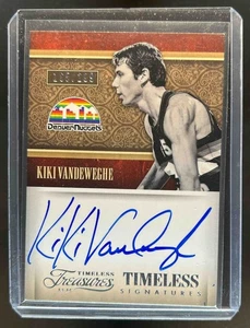 2013-14 Panini Timeless Treasures Kiki Vandeweghe Firme Auto #/299 Pepite - Foto 1 di 2
