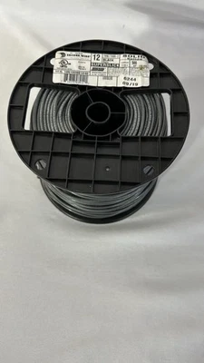 #12 AWG  Copper Wire GRAY Stranded 500ft THHN THWN-2 - Image 1 of 3
