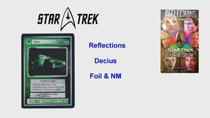 Star Trek CCG - Decius - Reflections - FOIL - Tarjeta casi nueva - Imagen 1 de 2