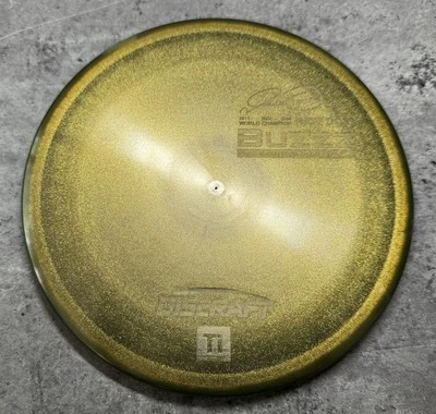 NEW Discraft Ti Buzzz Titanium Nate Doss 3X Metallic Gold  177g OOP Rare - Image 1 of 2