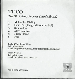 Tuco (7) - The Shrinking Process, (CD) - Picture 1 of 1