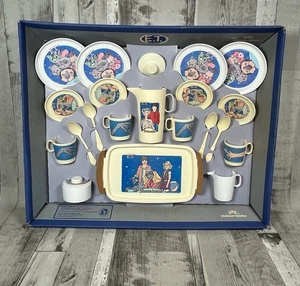 Original Oldtimer 1982 E.T. Kinder Teetassen und Teller Teeparty Set komplett verpackt - Bild 1 von 19